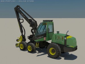harvester Model 3D