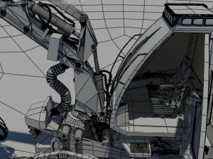 harvester Model 3D