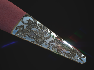 sword akinak griffin nail lod-0-1-2 3D मॉडल