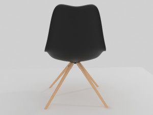 chaise3 noir 3Dモデル