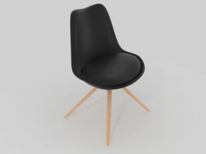 의자 3 느와르 3D 모델