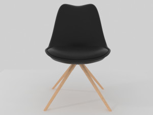 chaise3 noir 3Dモデル
