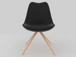 chaise3 noir 3D Model