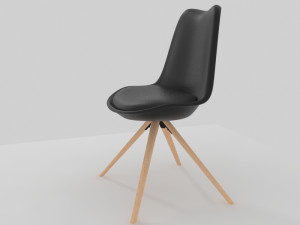 chaise3 noir 3Dモデル