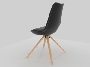 chaise3 noir 3Dモデル