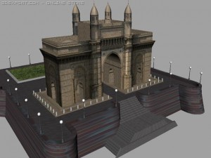 gateway of india 3D Model