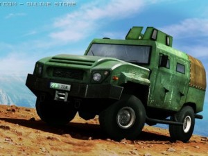 amzturmilitaryvehicle 3D Модель