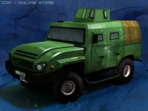 amzturmilitaryvehicle 3D Model
