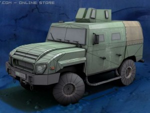 amzturmilitaryvehicle Modelo 3D