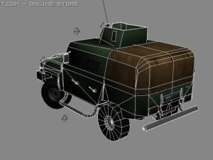 amzturmilitaryvehicle 3D Model