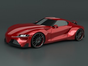toyota ft 1 concept restyled 3D Модель