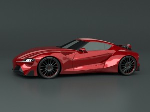 toyota ft 1 concept restyled Modelo 3D