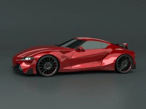 toyota ft 1 concept restyled 3D Model