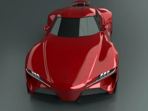 toyota ft 1 concept restyled 3D Model