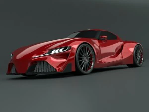 toyota ft 1 concept restyled 3D Model