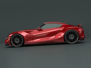 toyota ft 1 concept restyled 3D Model