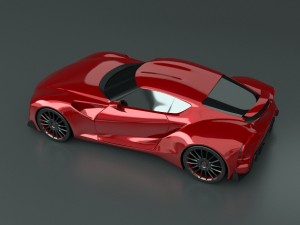 toyota ft 1 concept restyled Modelo 3D