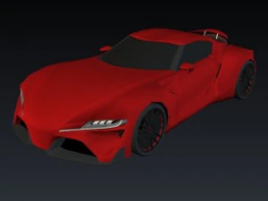 toyota ft 1 concept restyled 3D Model