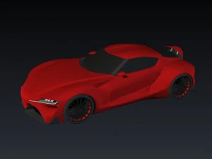toyota ft 1 concept restyled 3D Model