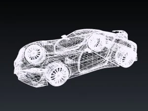 toyota ft 1 concept restyled 3D Model