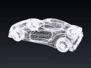 toyota ft 1 concept restyled 3D Model