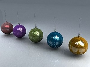 christmas decoration 3D 模型