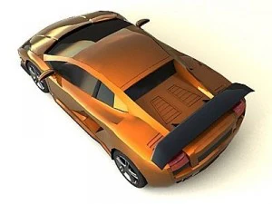 custom lamborghini 3D Model