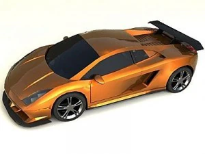 custom lamborghini 3D Model