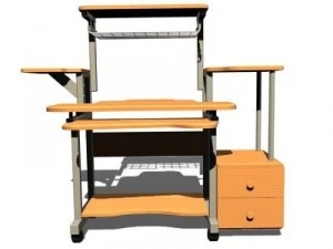 computer desk 3D Model