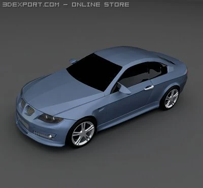 bmw m3coupe 3D Model .c4d .max .obj .3ds .fbx .stl .blend 