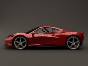 ferrari 458 restyled Model 3D