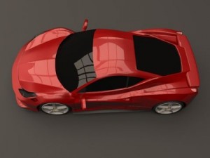 ferrari 458 restyled Model 3D