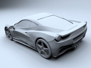 ferrari 458 restyled Model 3D
