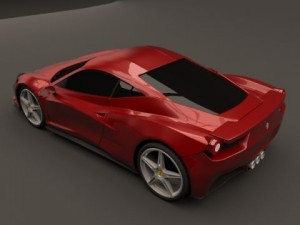 ferrari 458 restyled Model 3D