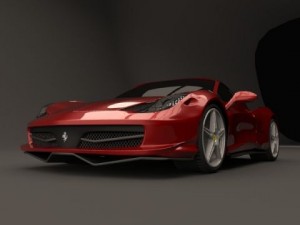 ferrari 458 restyled Model 3D