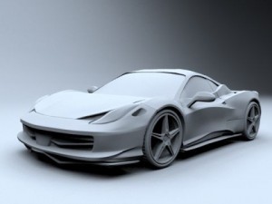 ferrari 458 restyled Model 3D