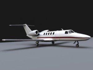 세스나 인용 CJ4 3D 모델