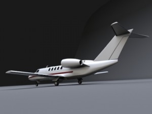 cessna citation cj4 3D Model