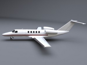 cessna citation cj4 3D Model
