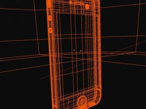 apple iphone 4s white Model 3D