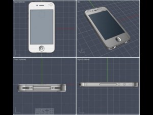 iphone 4s cad model Modèle 3D
