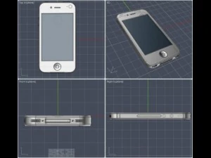 iphone 4s cad model 3D Model