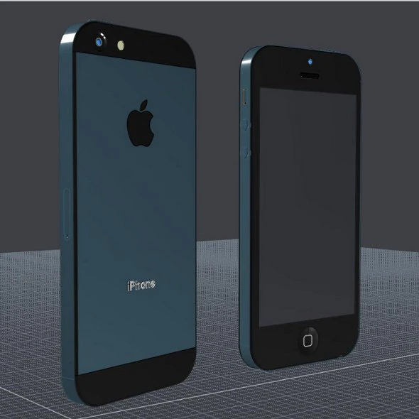 iphone 5 cad 3D Model .c4d .max .obj .3ds .fbx .stl .blend 