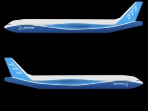 boeing 777300er airliner 3D Model