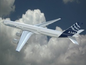 airbus a340600 commercial airliner 3D 模型