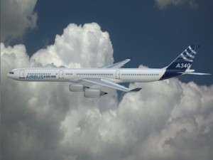 airbus a340600 commercial airliner 3D 模型
