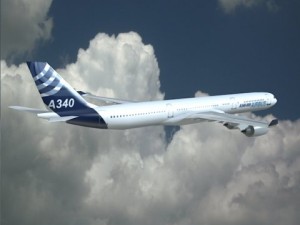 airbus a340600 commercial airliner 3D 模型
