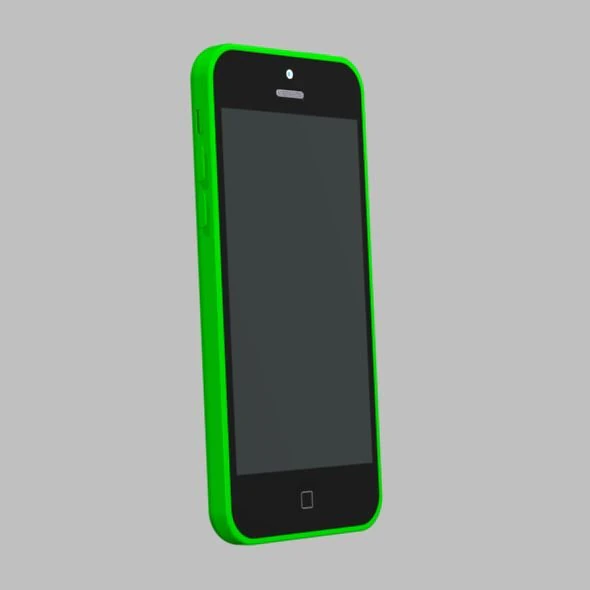 apple iphone 5c cad model 3D Model .c4d .max .obj .3ds .fbx .stl .blend