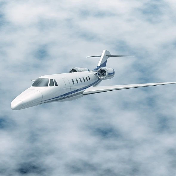 cessna citation x private jet 3D Model .c4d .max .obj .3ds .fbx .stl .blend