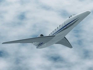 cessna citation x private jet 3D Model